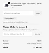 FREESHIP25 coupon verification screenshot