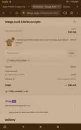 CAROLINACALDERA coupon verification screenshot