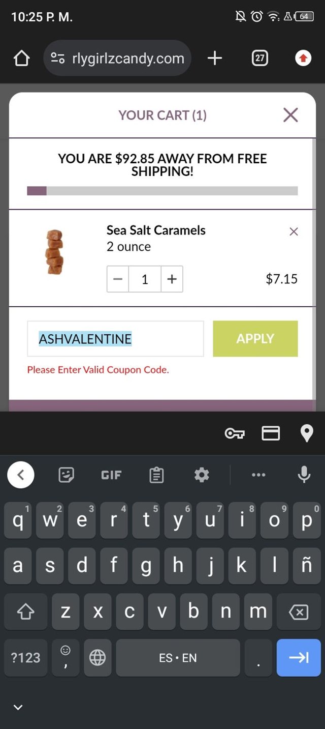 Grilla Grills checkout page showing Grilla Grills discount code box | Screenshot taken by SimplyCodes community member on Mar 3, 2024