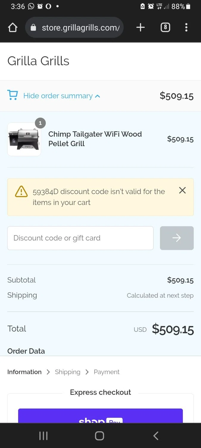 how to use Grilla Grills coupons