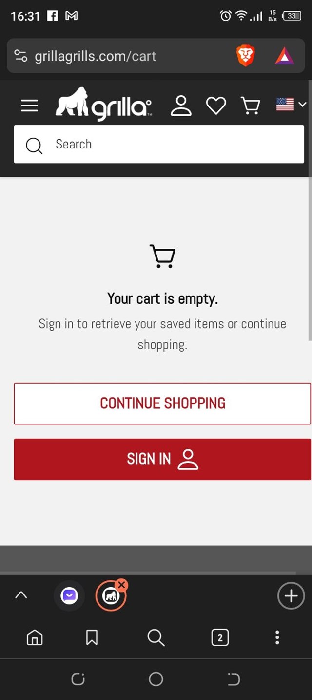 Grilla Grills checkout page showing Grilla Grills discount code box | Screenshot taken by SimplyCodes community member on Mar 2, 2024