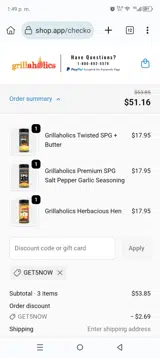 GET5NOW coupon verification screenshot