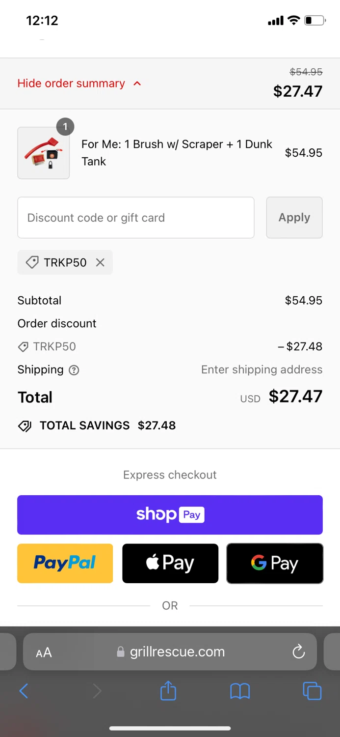 Grill Rescue Coupon Codes - $5 Off | September 2024