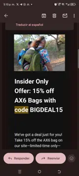 BIGDEAL15 coupon verification screenshot