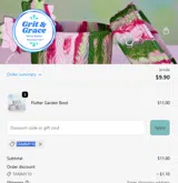 TAMMY10 coupon verification screenshot