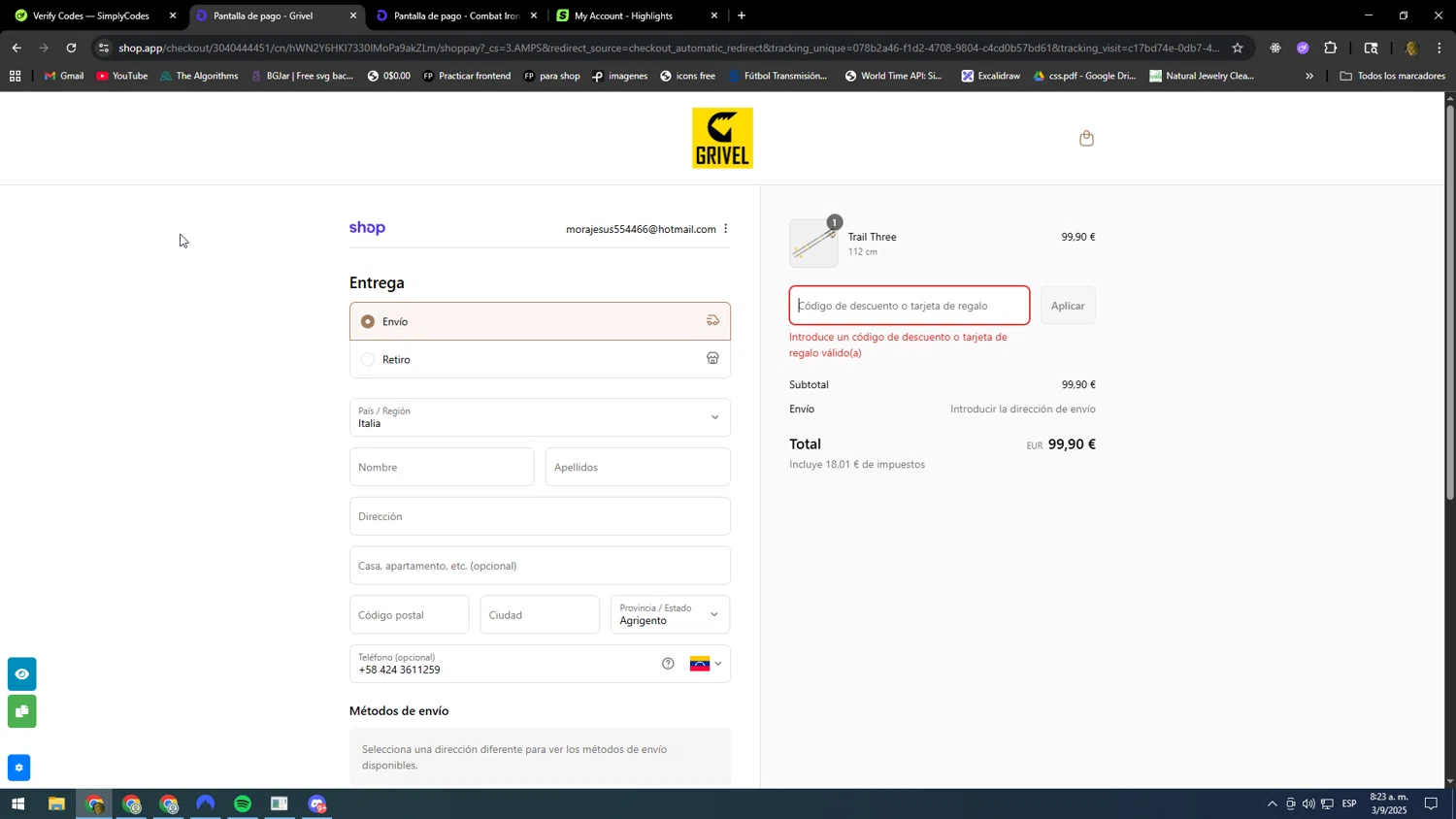 Grivel promo code screenshot showing code LATESUN25 applied at Grivel checkout page. Uploaded by SimplyCodes community member SOOOOOOOOOOOOOOOOOOOOOOO on Sep 3, 2025