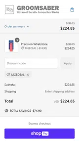 MGBDEAL coupon verification screenshot