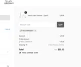 WELCOMEBACK coupon verification screenshot