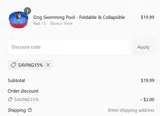 SAVING15% coupon verification screenshot