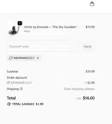 Grooveit coupon verification screenshot