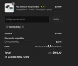 GROUNDING coupon verification screenshot