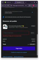 grounding10 coupon verification screenshot