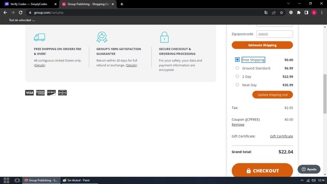 Group checkout page showing Group promo code box | Screenshot taken by SimplyCodes community member on May 30, 2023