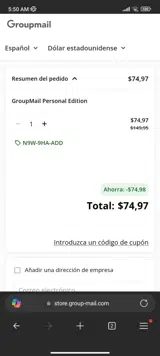 N9W-9HA-ADD coupon verification screenshot