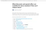 GROW50 coupon verification screenshot