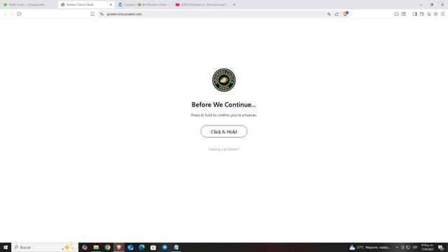 Growers Choice Seeds checkout page showing Growers Choice Seeds promo code box | Screenshot taken by SimplyCodes community member on Aug 18, 2025