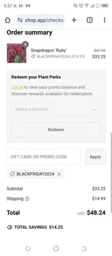 BLACKFRIDAY2024 coupon verification screenshot