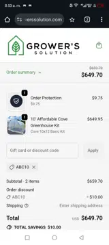 ABC10 coupon verification screenshot