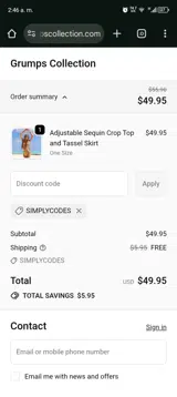 SIMPLYCODES coupon verification screenshot