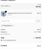 FRESSHIPING coupon verification screenshot