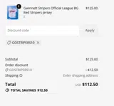 Greensboro Grasshoppers coupon verification screenshot