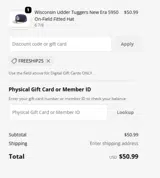 Greensboro Grasshoppers coupon verification screenshot