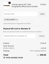 Greensboro Grasshoppers coupon verification screenshot
