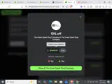 SPOOK10 coupon verification screenshot