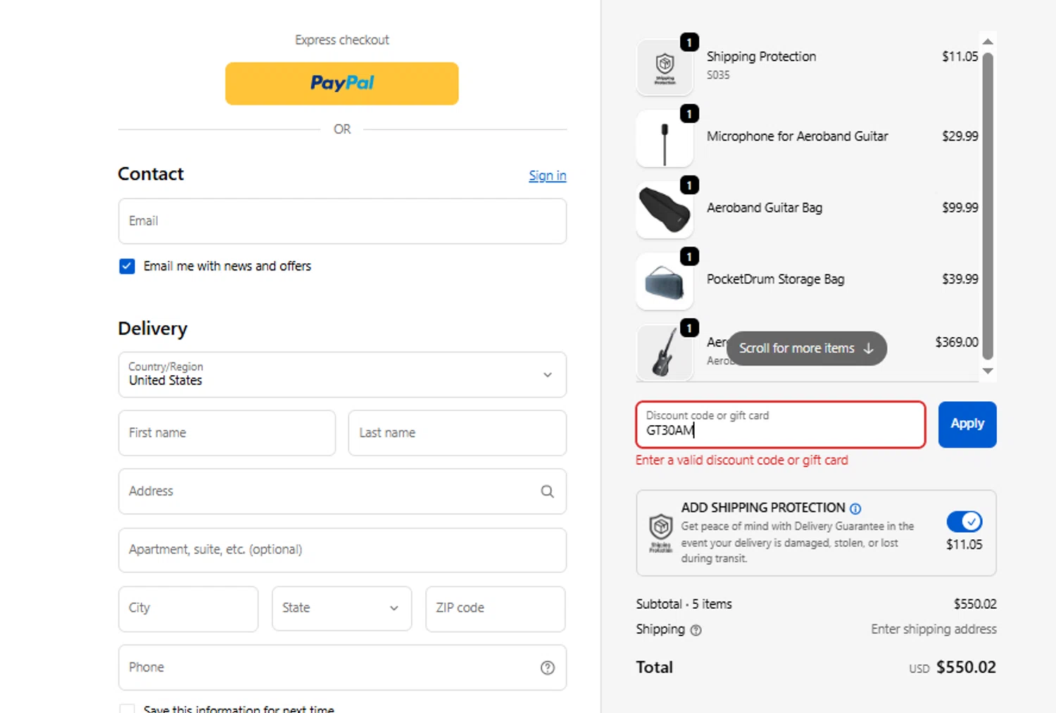 GT Bicycles discount code screenshot showing code GT30AM applied at GT Bicycles checkout page. Uploaded by SimplyCodes community member yeresojperez on Nov 25, 2025