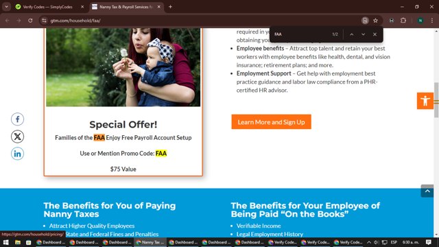 GTM Payroll Services checkout page showing GTM Payroll Services promo code box | Screenshot taken by SimplyCodes community member on Sep 23, 2024