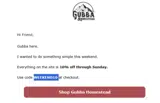 WEEKEND10 coupon verification screenshot