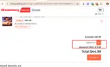 WEBSITE10 coupon verification screenshot