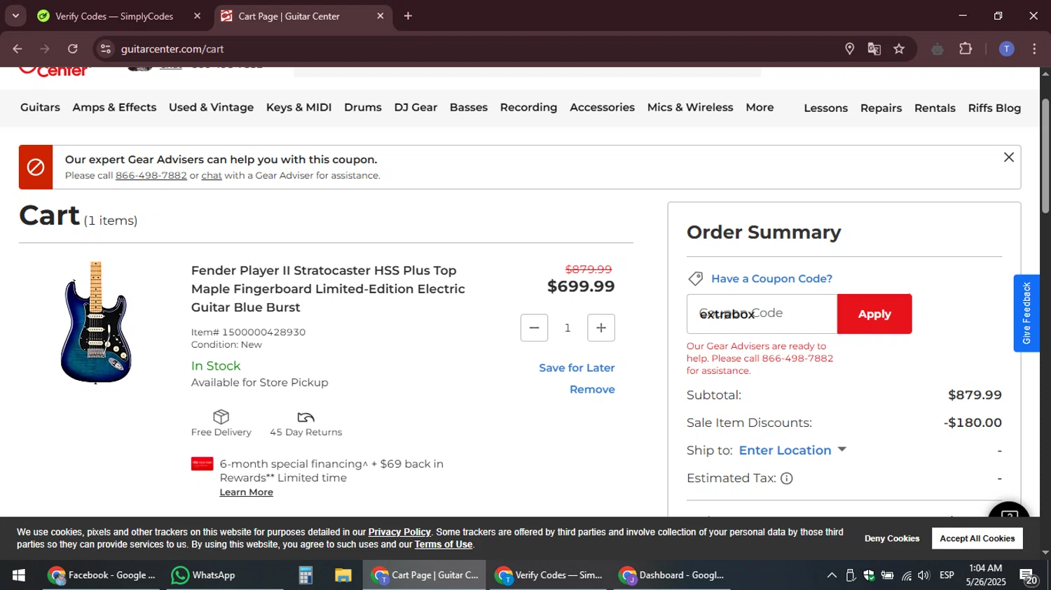Guitar Center Promo Codes - 10% Off Coupons Jul 2025