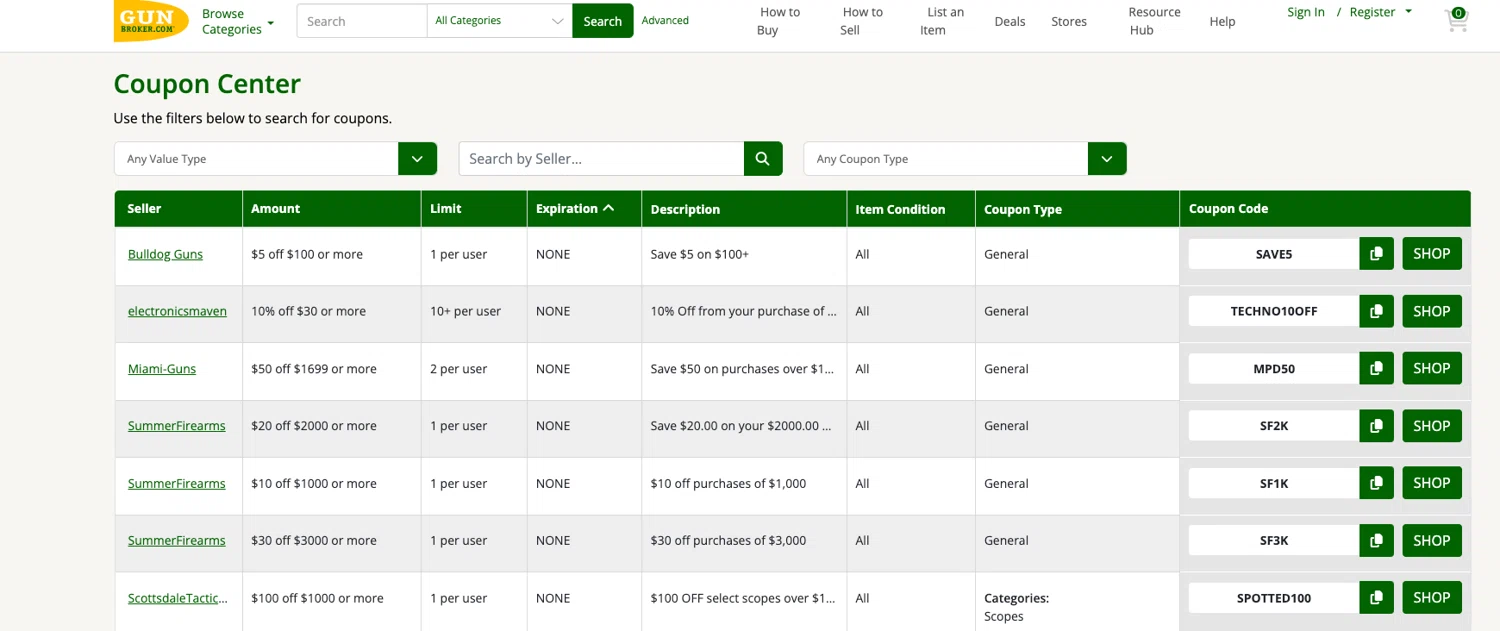 GunBroker.com promo code screenshot showing code SF3K applied at GunBroker.com checkout page. Uploaded by SimplyCodes community member ELOIN777 on Jun 9, 2026
