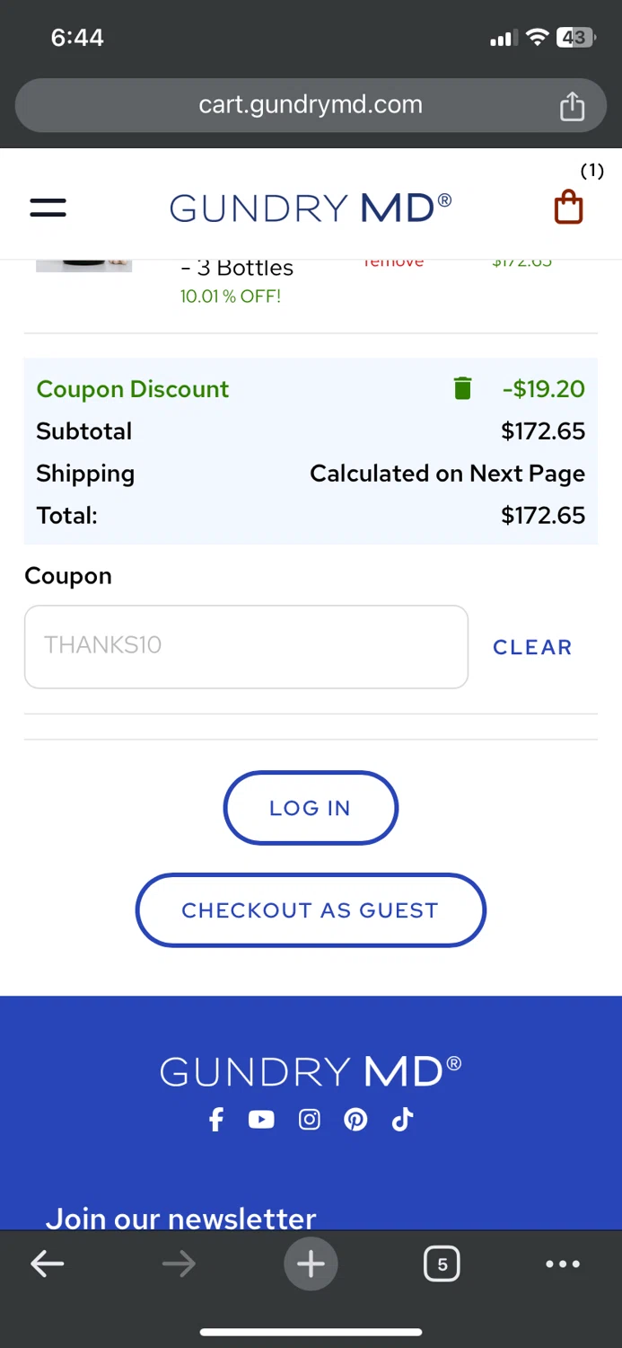 Gundry MD Promo Codes 25 Off June 2024