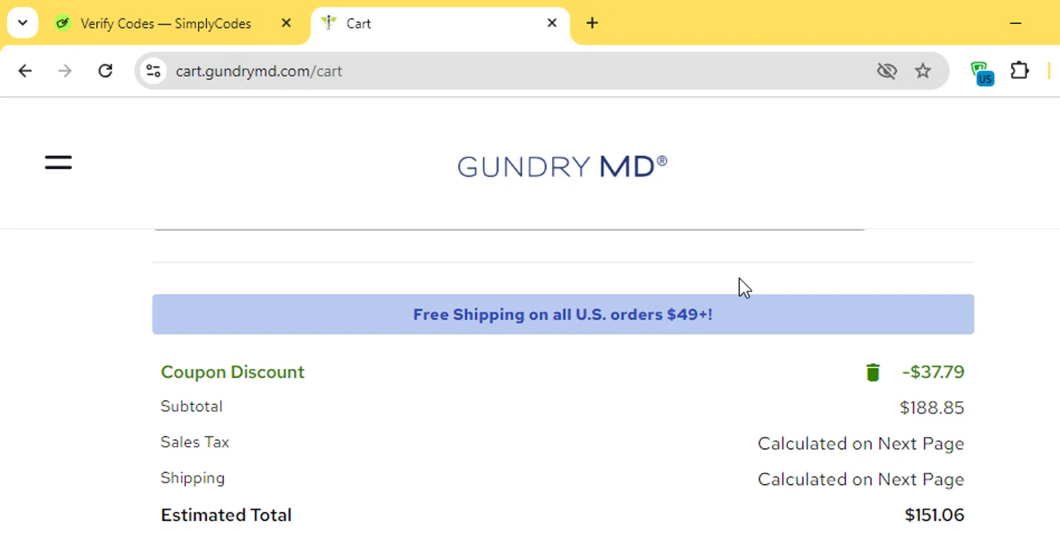 Gundry MD Coupon Codes 25 Off September 2024   Gundrymd 65323288 Paolita 54938566607160 