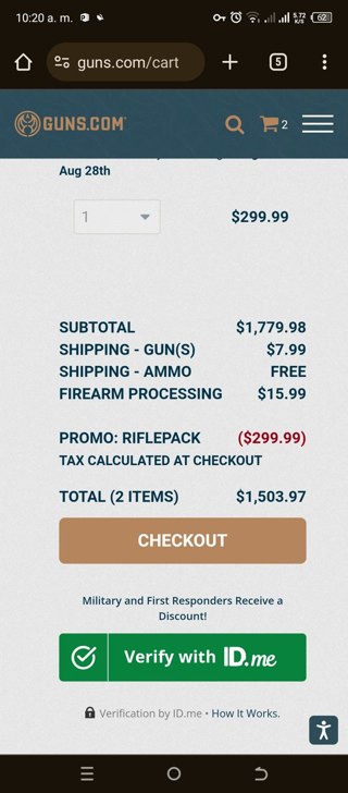 Guns.com Promo Codes - 5% Off | January 2025