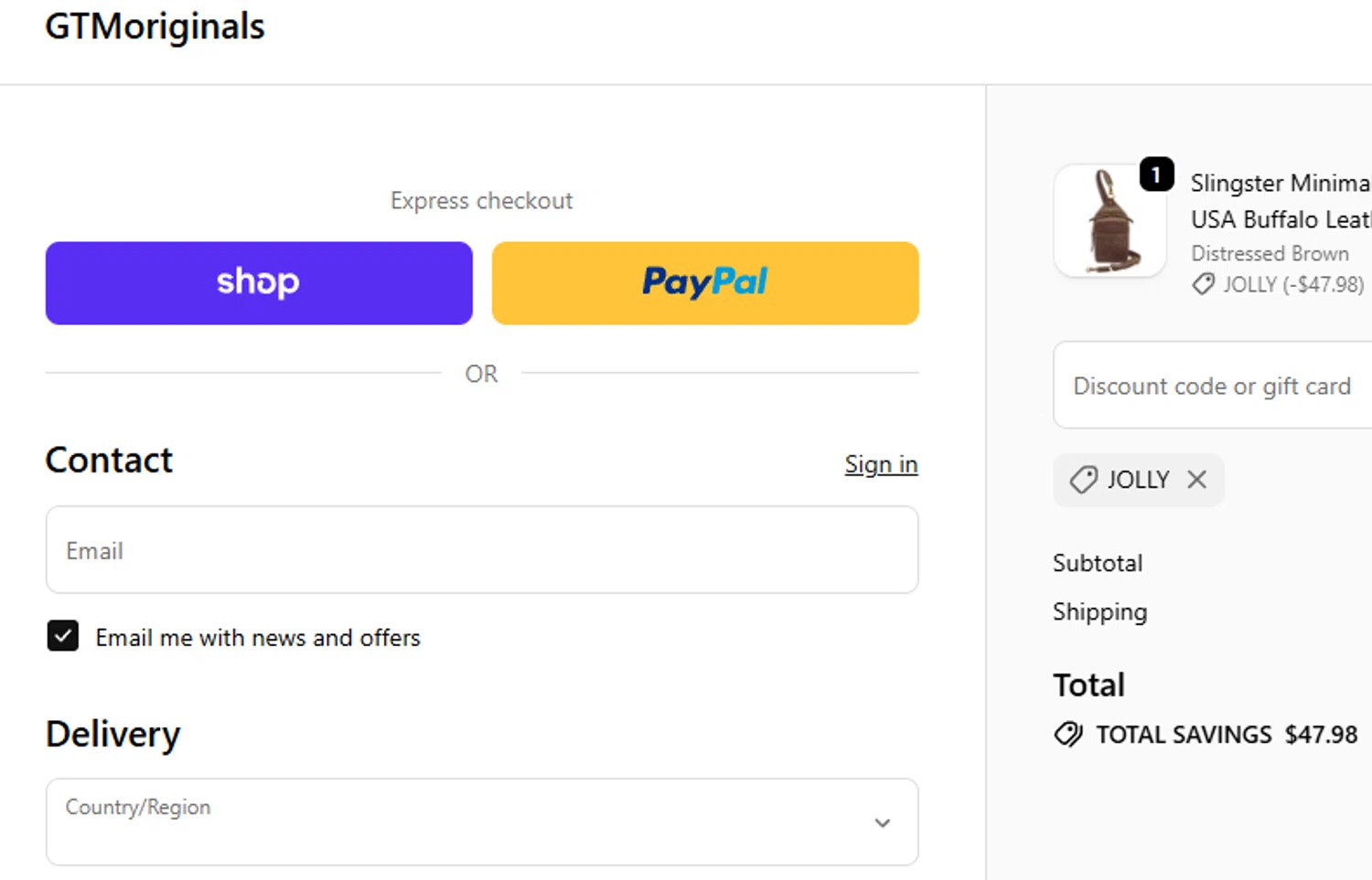 Gun Tote'N Mamas promo code screenshot showing code jolly applied at Gun Tote'N Mamas checkout page. Uploaded by SimplyCodes community member Dejadepicharme on Jan 1, 2026