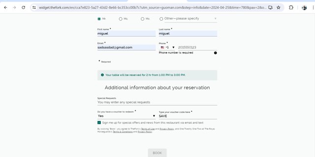 Guoman Hotels checkout page showing Guoman Hotels discount code box | Screenshot taken by SimplyCodes community member on Apr 25, 2024