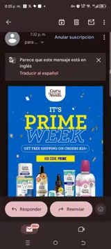 Prime coupon verification screenshot