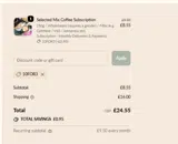 10FOR3 coupon verification screenshot