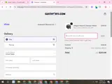 Gustharts coupon verification screenshot