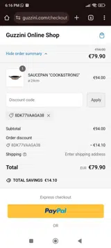 8DK77VAAGA38 coupon verification screenshot