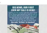 ARTSALE coupon verification screenshot