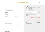 GXMMAT coupon verification screenshot