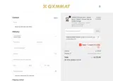 GXMMAT coupon verification screenshot