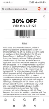 Y076052OT7L0TH coupon verification screenshot