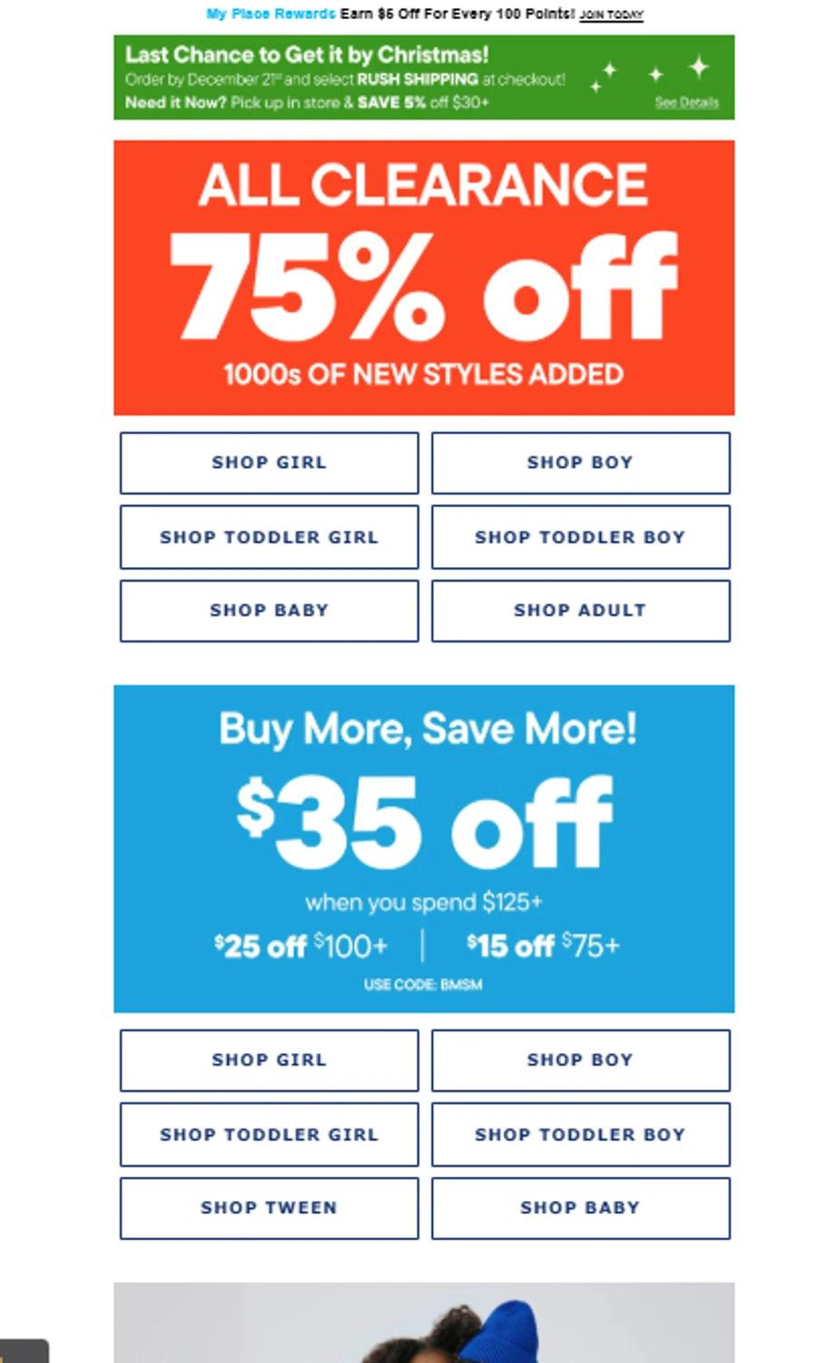 Gymboree coupon code screenshot showing code BMSM applied at Gymboree checkout page. Uploaded by SimplyCodes community member DORIANGEL on Dec 19, 2025