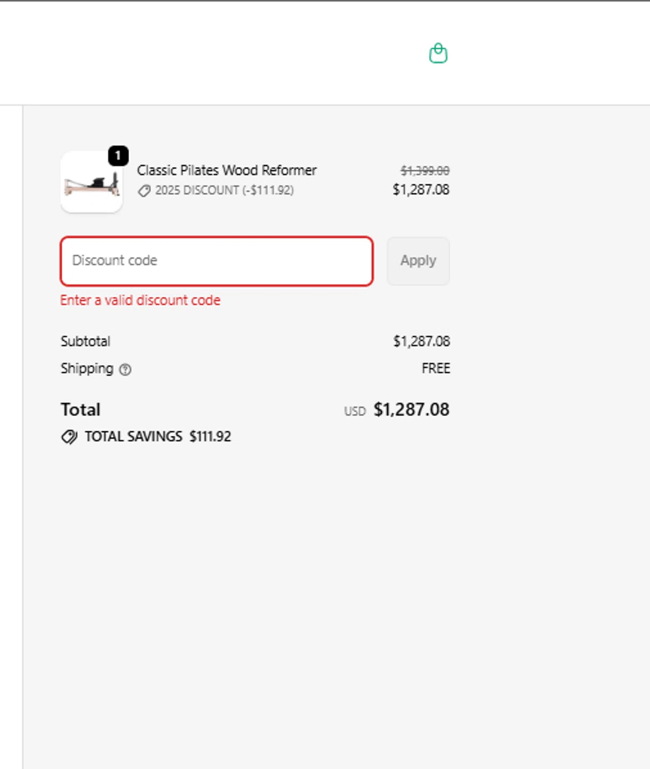 Gymfrog promo code screenshot showing code GYM10 applied at Gymfrog checkout page. Uploaded by SimplyCodes community member Lisboa on Nov 19, 2025