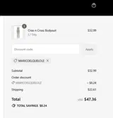 MARICOELQUELOLE coupon verification screenshot